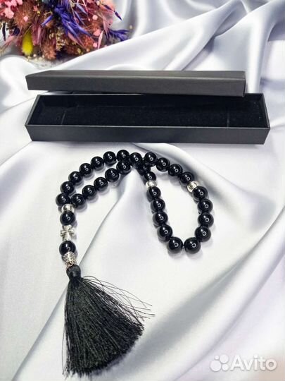 Православные четки Magic Node из Чёрного Агата