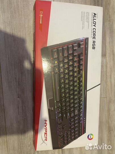 Игровая клавиатура HyperX Alloy Core RGB Black USB