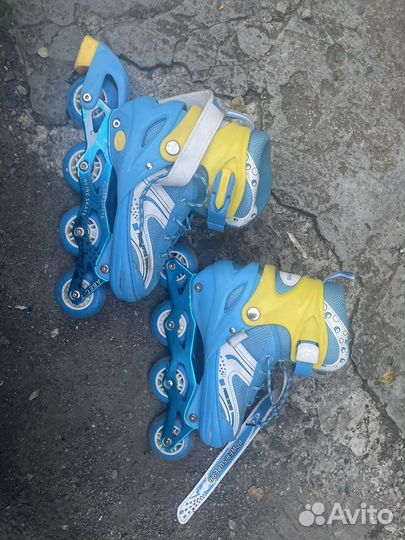 Роликовые коньки раздвижные 35-39