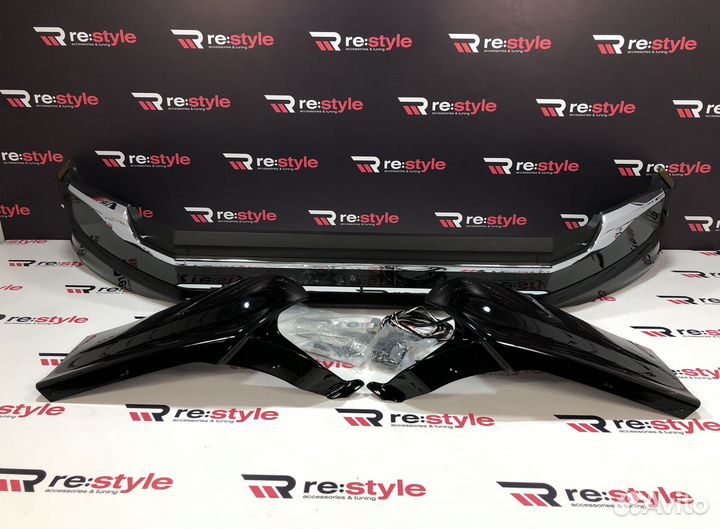 Передняя губа Toyota Land Cruiser Prado 150 N1855