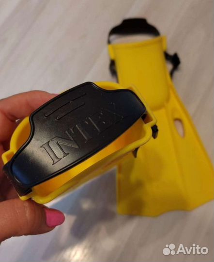 Ласты детские intex размер 34-37