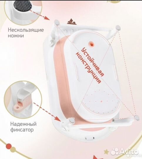 Ванночка для купания складная