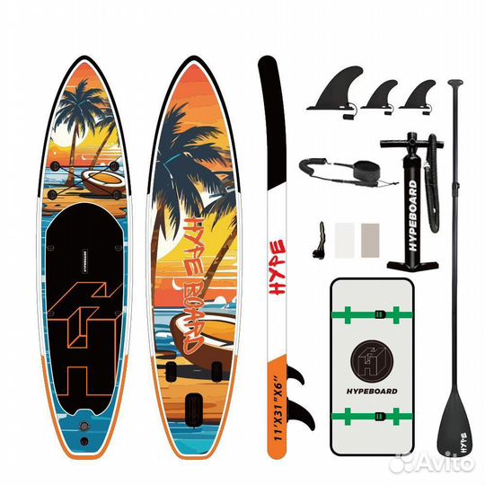 Sup board Hype Coco 002 335*82*15 см,полный комп