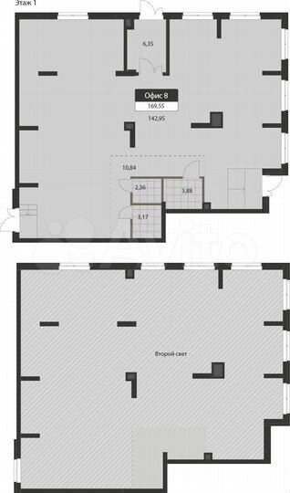 Продам офисное помещение, 169.59 м²