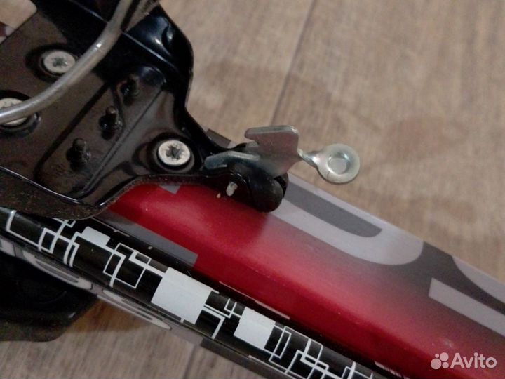 Лыжи с ботинками+ лыжные палки