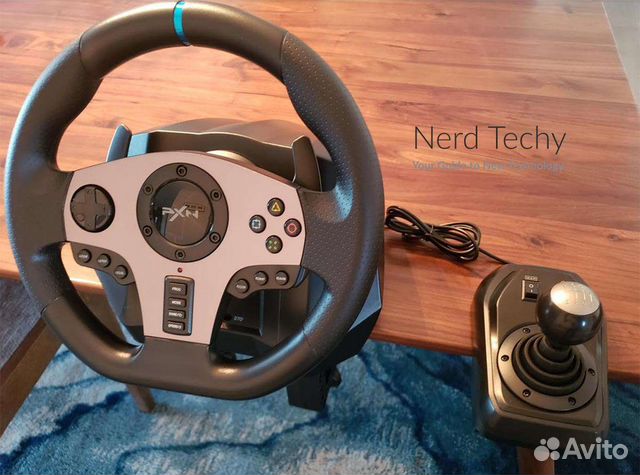 PXN V9 Xbox steering wheel calibration on PC - YouTube