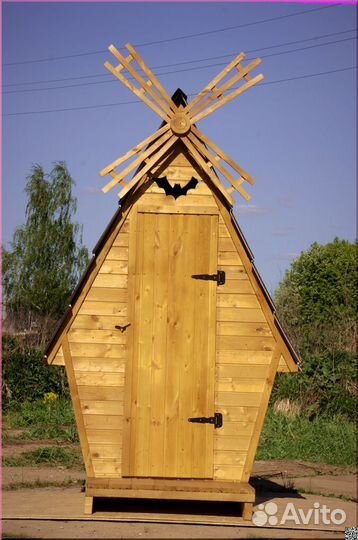 Дачный туалет деревянный JWL456