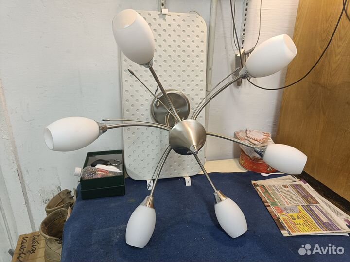 Люстра потолочная бу