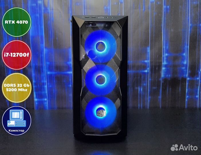 Игровая система i7-RTX4070-32DDR5-GUY302175649-B760