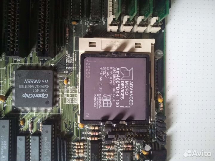 Материнская плата с процессором 486