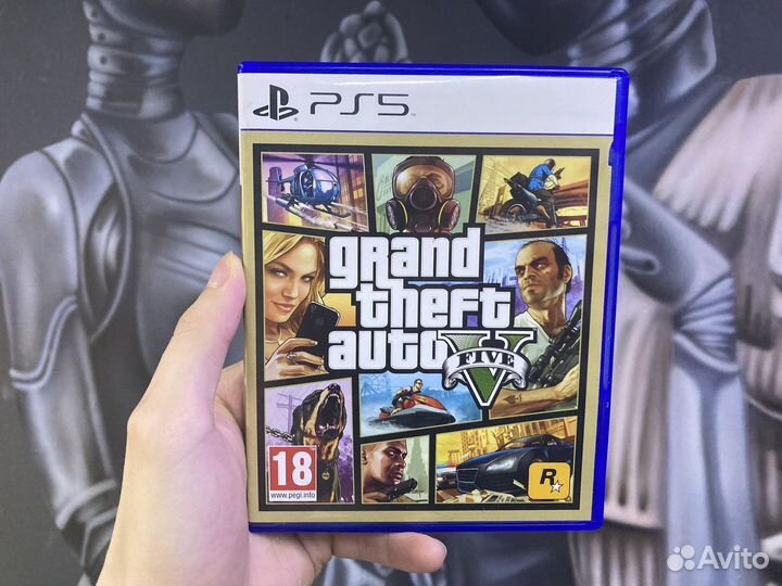 Диск ps5 GTA 5