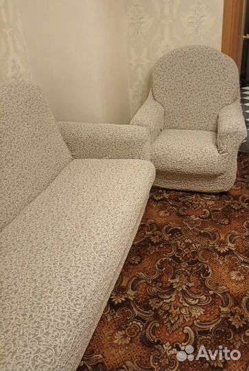 Чехлы на диван и 2 кресла