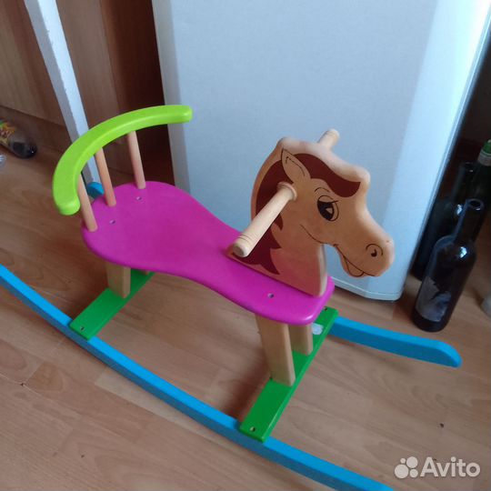 Лошадка -качалка деревянная