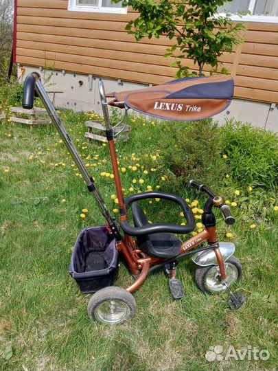 Трехколесный велосипед коляска