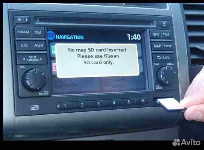 Навигация Nissan Connect 1 2022 V11 Европ Укр, Бел