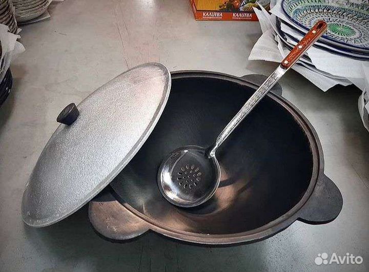 Казан чугунный узбекский