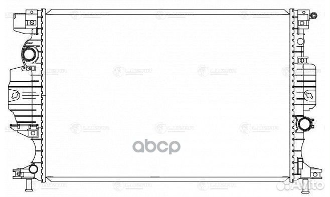 Радиатор охлаждения двигателя ford mondeo 14- 2