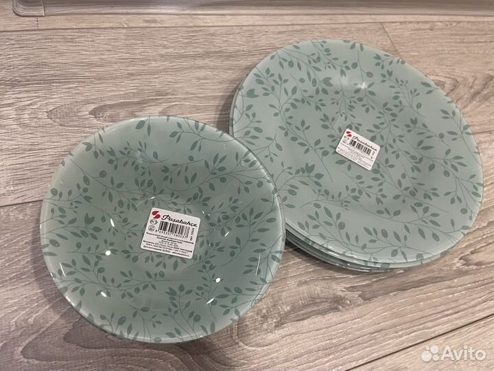 Набор тарелок pasabahce 5 тарелок + 5 салатников