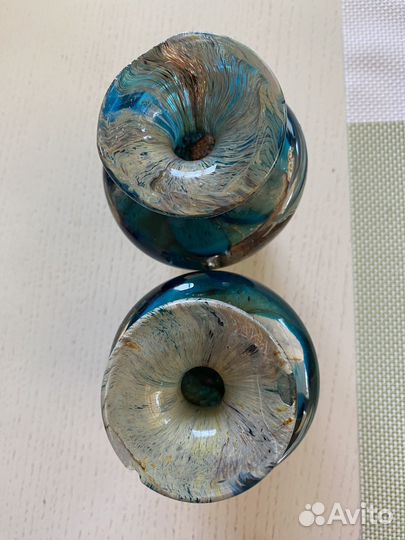 Ваза декоративная стекло Мальта