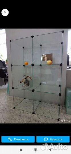 Стеклянные полки