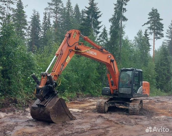 Гусеничный экскаватор Hitachi ZX180LCN-5G, 2013