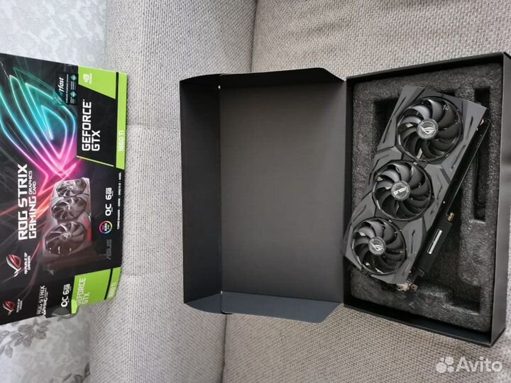 Видеокарта PCI-E Asus GeForce GTX 1660 Ti strix OC