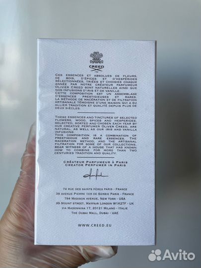 Creed silver mountain water 100 мл