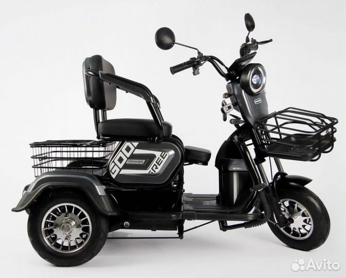 Скутер Трицикл Электро green X7pro