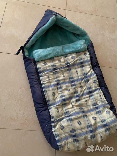 Теплый конверт в коляску