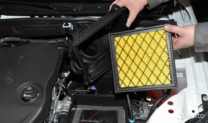 Замена воздушн.фильтра Skoda Kodiaq I Рест.2021-25