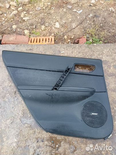 Обшивка двери задняя левая mazda 6 gg