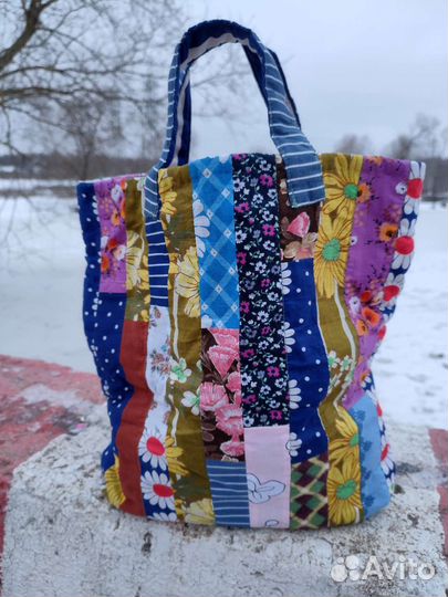 Cумка-авоська. Лоскутное шитьё