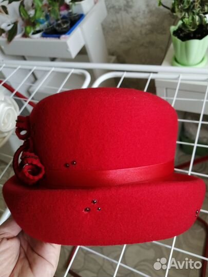 Шляпа фетровая женская Новая