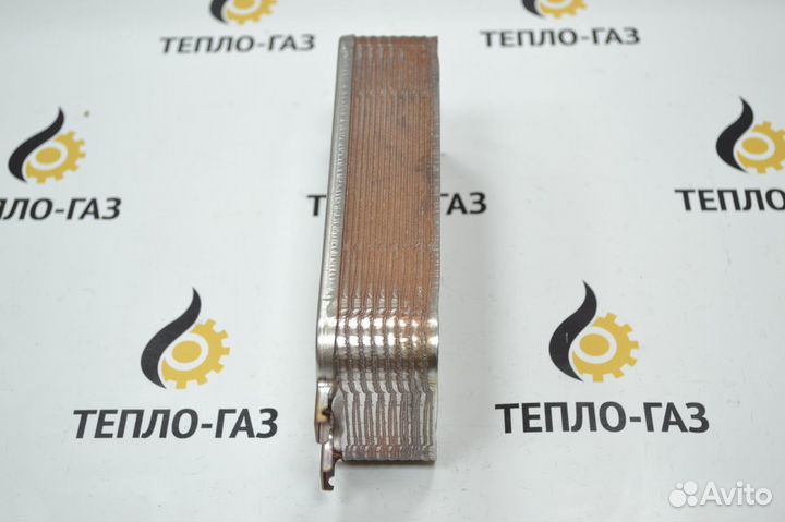 Теплообменник гвс 16 пл Bosch 6000W Buderus U072