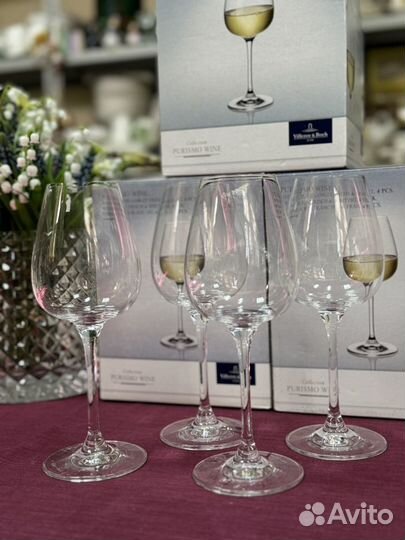 Villeroy boch Purismo Wine бокалы для белого вина