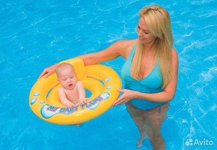 Надувной круг с трусиками от 1 до 2 лет Intex