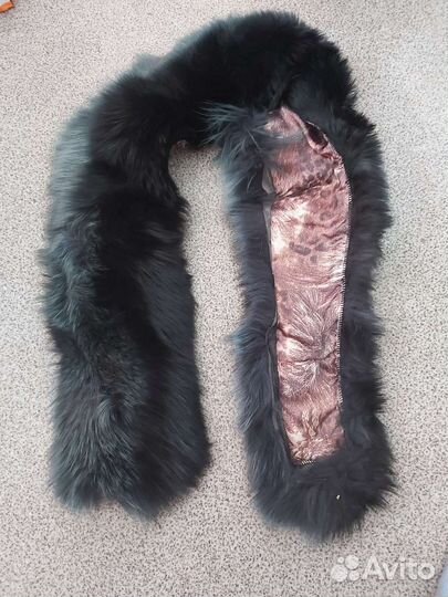 Меховой воротник песец