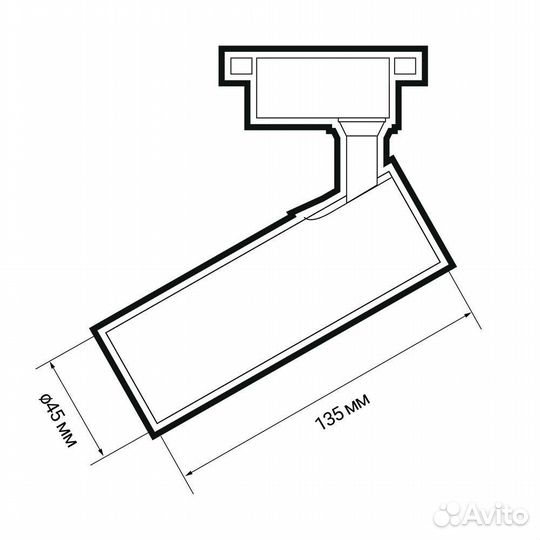 Трековый светодиодный светильник Jazzway PTR 0610 5035676