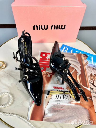 Туфли на каблуке miu miu (36-40)
