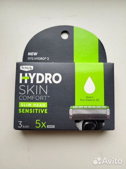 Лезвия Schick Hydro3 Skin Comfort (5 шт.) США