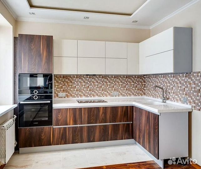 Современная кухня на заказ мдф фасады