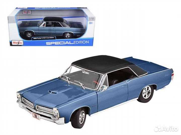 Коллекционная модель Pontiac GTO 1965 Maisto 1:18