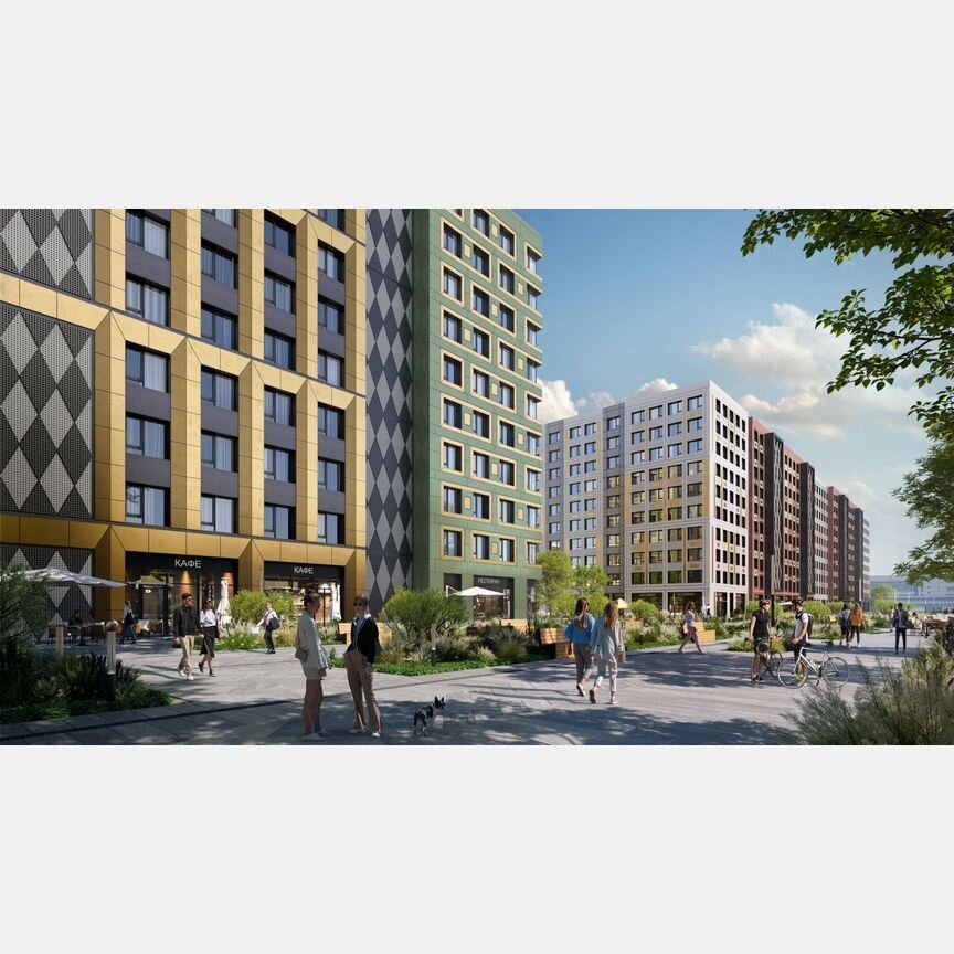 3-к. квартира, 91,9 м², 2/10 эт.