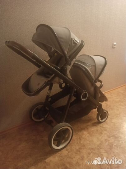 Коляска для двойни бу