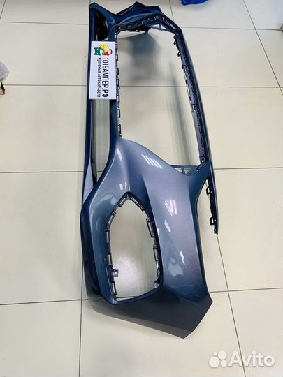 Бампер передний на Hyundai Solaris 2 17-20г серый