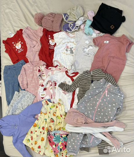 Детские вещи пакетом от 0 до года