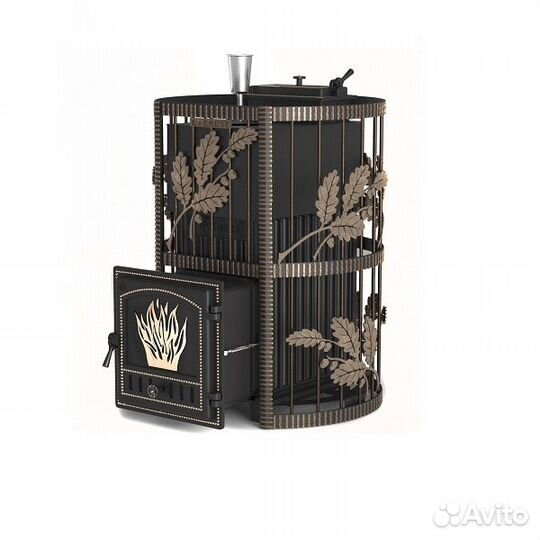 Печь Для Бани Эверест Ковка 24 (281) закрытая каме