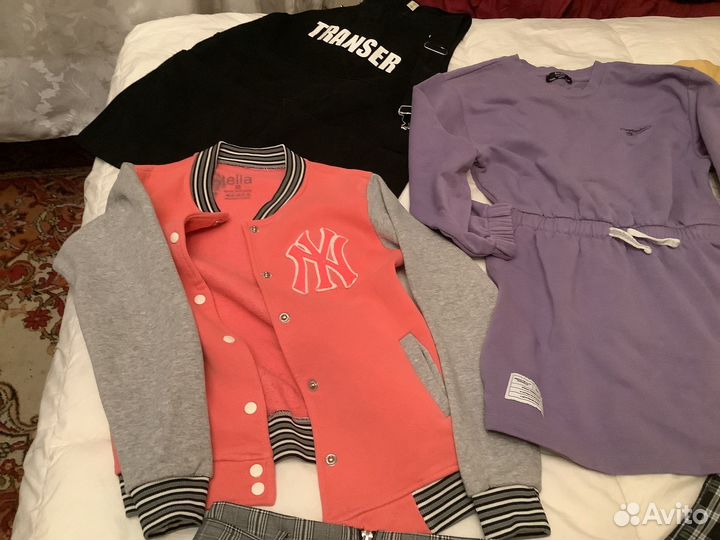 Вещи пакетом на девочку 128 -155