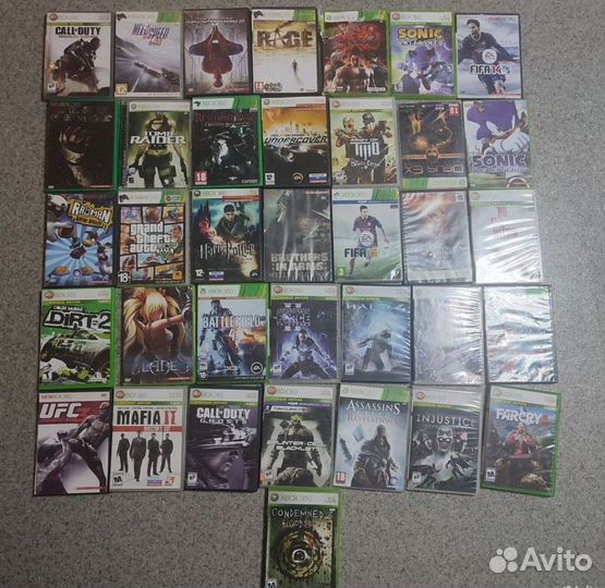 Игры для xbox 360 (не лицензионные)