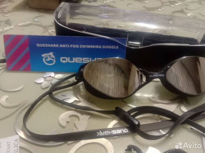 Очки для плавания, шапочка арена